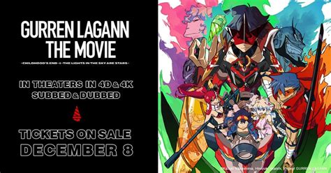 yesmovie gurren lagann|Gurren Lagann The Movie: The Lights in the Sky are Stars.